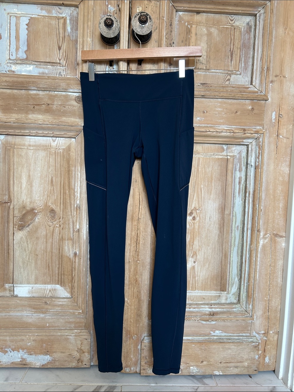 lululemon athletica Dark Navy High-Rise Leggings with Side Pockets